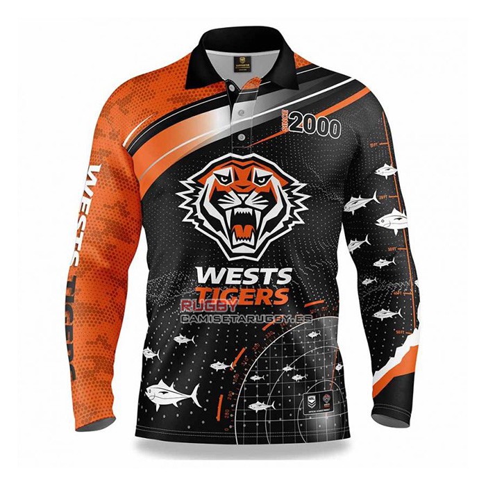 Camiseta NRL Wests Tigers Rugby 2022 Fish Finder